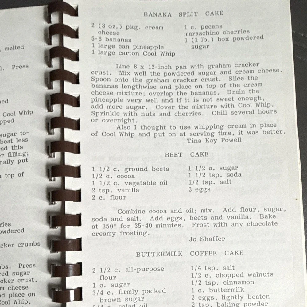 Vintage 1977 Butter n Love Recipes Cookbook Apostolic Church Duncan Oklahoma